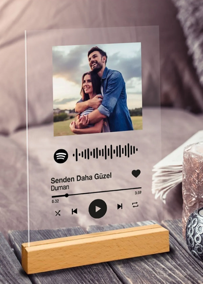 Kişiye Özel Spotify Barkodlu Plak